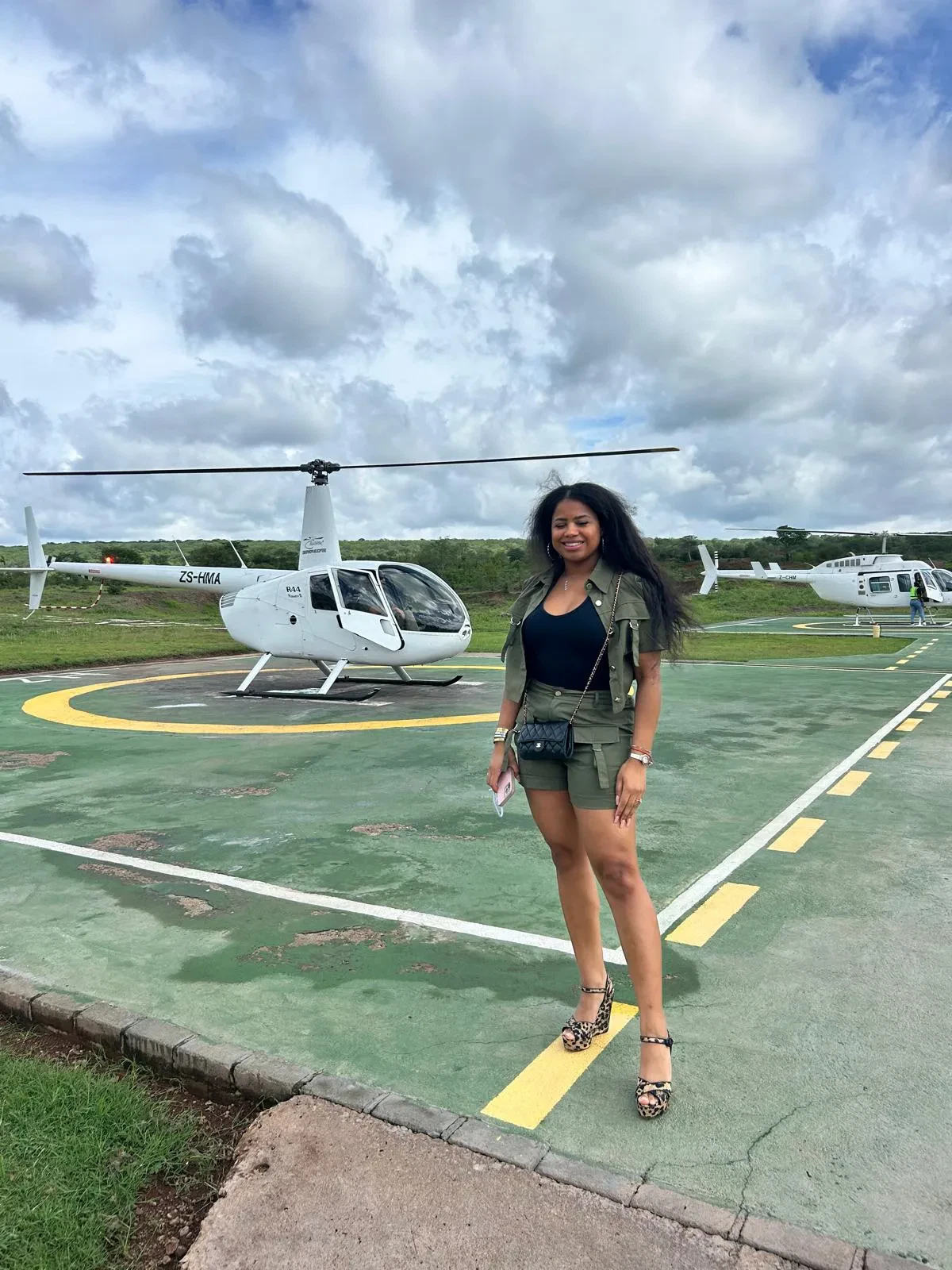 Photo of rented vehicles being prepared for a journey.