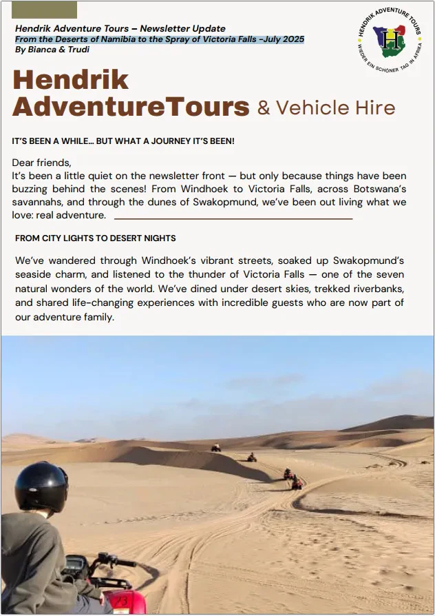 Download our English-language Newsletter in PDF-format July 2025 Newsletter Download